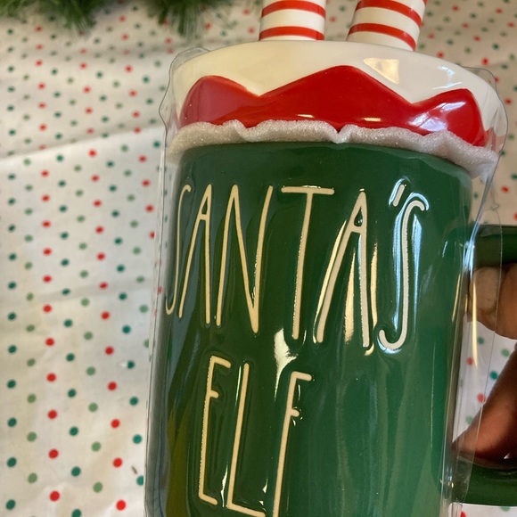 New Rae Dunn Santa Elf Topper Mug - Picture 3 of 6